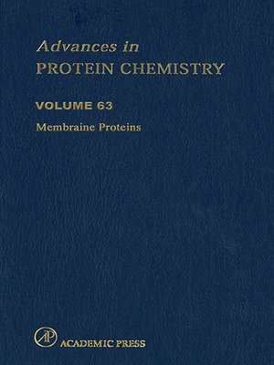 cover image of Advances in Protein Chemistry, Volume 63